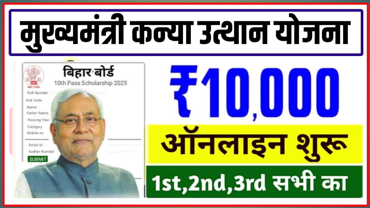 Bihar Board Class 10th Scholarship Apply Date Out 2025