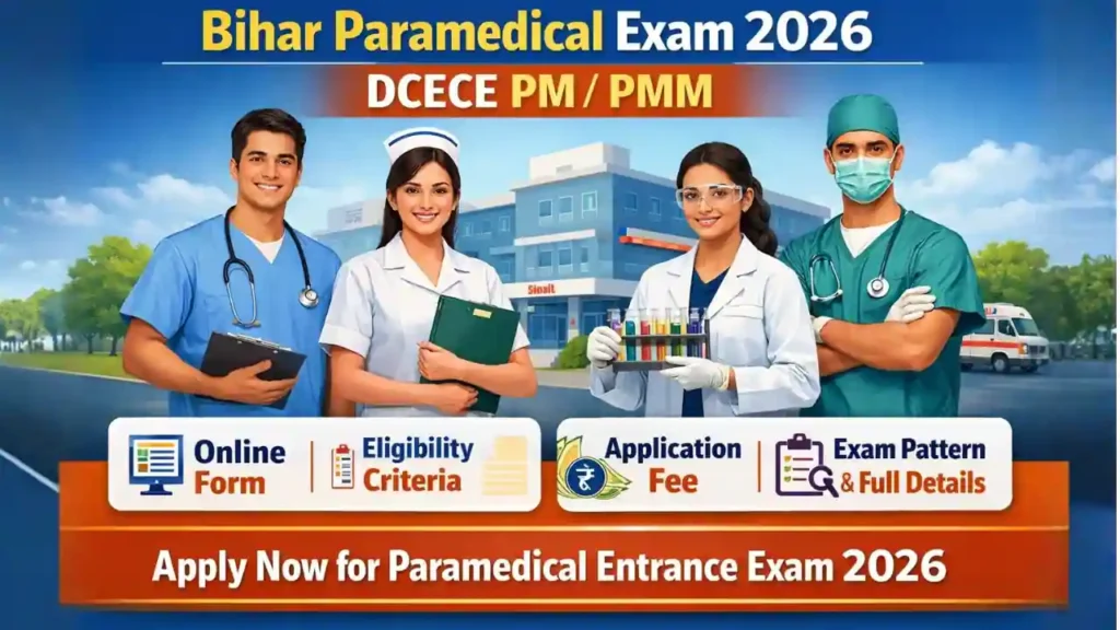 Bihar Paramedical Exam 2026