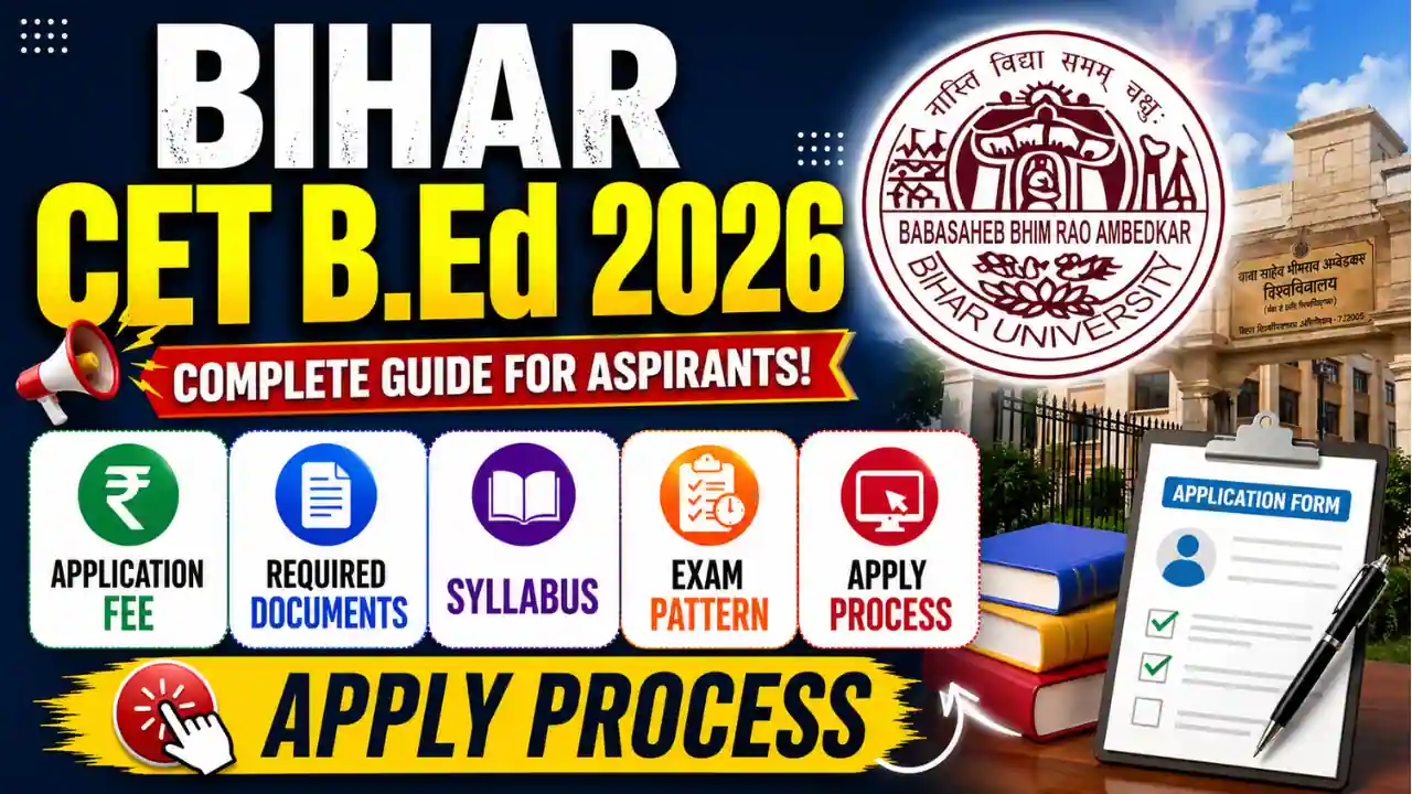 Bihar B.Ed CET 2026